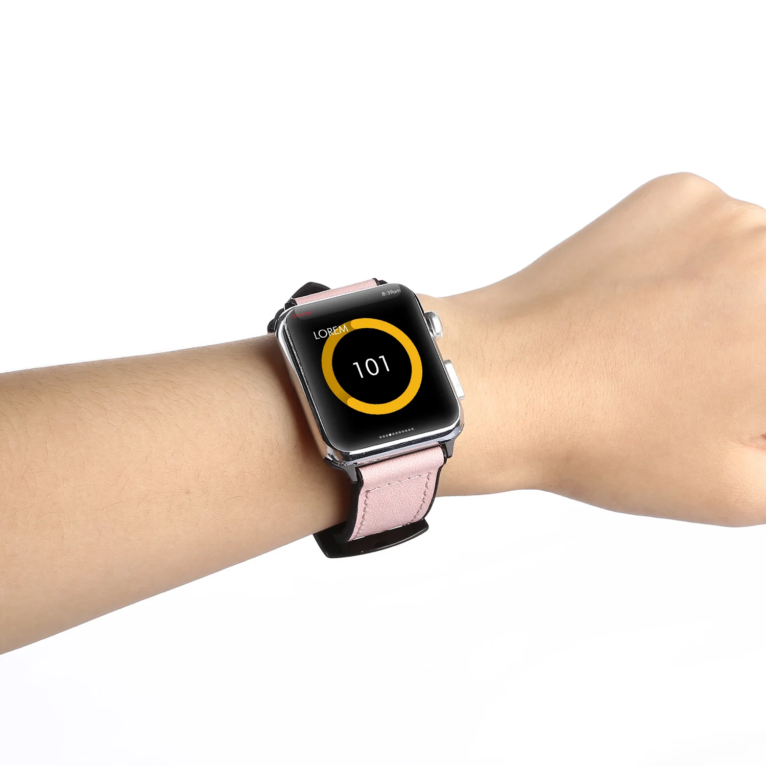 42 мм 44 мм кожаный ремешок для наручных часов Apple Watch, версии совместим с Apple Watch Series 4/3/2/1 спорт издание кожаная Петля