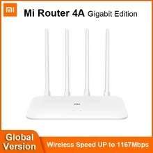 (€50-€7 code : RADARCUPON7 ) Xiaomi-Router Mi 4A versión Gigabit, repetidor WiFi de 2,4 GHz y 5GHz, 1167 Mbps, 64MB, DDR3, alta ganancia, 4 antenas, extensor de red