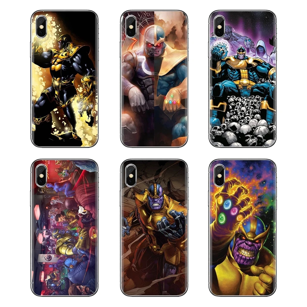 Avengers marvel concept Toys Thanos Soft Silicone Case For Samsung Galaxy S3 S4 S5 Mini S6 S7 Edge S8 S9 S10 Plus Note 3 4 5 8 9 |
