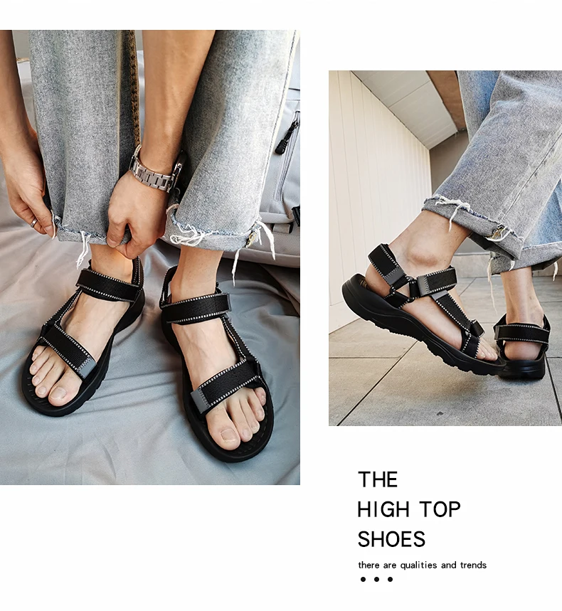2021 Cheap Big Size 46 Mens Summer Sandals Lightweight Outdoor Men Flip Flops Flat Non-Slip Casual Sandals Men босоножки летние