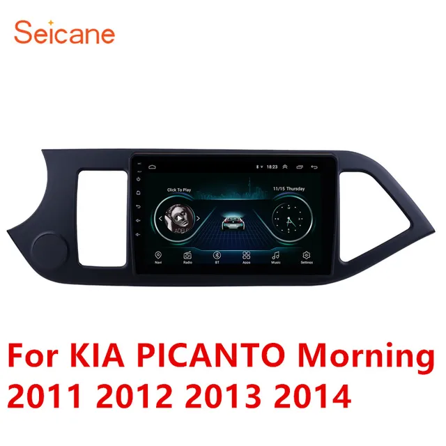 $US $101.38 Seicane Android 8.1 2Din car Radio GPS Car Multimedia player For KIA PICANTO Morning 2011 2012 2013