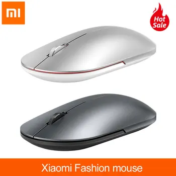 

Newest Xiaomi Bluetooth mouse Mi fashion Wireless Mouse Game Portable Mouses 1000dpi 2.4GHz WiFi link Optical Mouse Metal Mouse