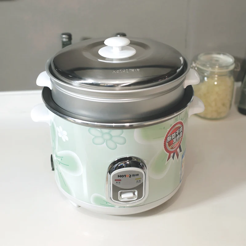 Cute yellow green rice cooker with steamer 2L home Dormitory students mini rice  cooker - AliExpress