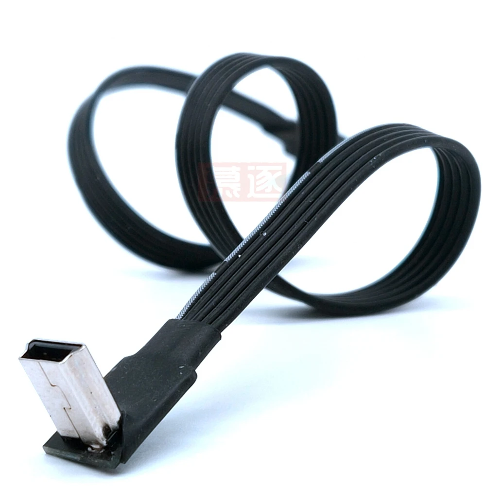 10CM 90 stopni 4 kąt mini USB żeńskie do Mini B 5 Pin Adapter kabla ze złączem męskim 50CM 100CM