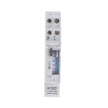 110-240v 16a 15 minutos temporizador mecânico 24 horas programáveis instrumentos de análise programáveis da medida do relé do interruptor de tempo do trilho do ruído