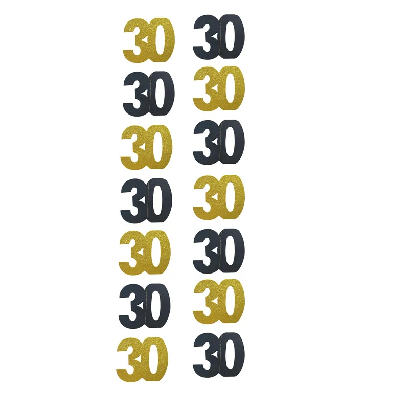 Chicinlife 1 комплект 18th 21st 30th 40th 50th 60th Бумага баннер с днем День рождения украшения для взрослых гирлянда к годовщине расходные материалы