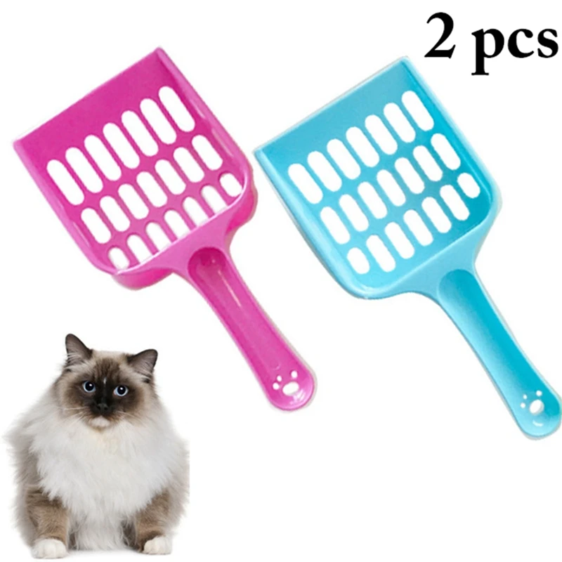 2pcs Cat Litter Scoop Pooper Scoopers Pets Litter Sand Shovel Pet Shit Artifact Dogs Shovel Pet Cleanning Tool