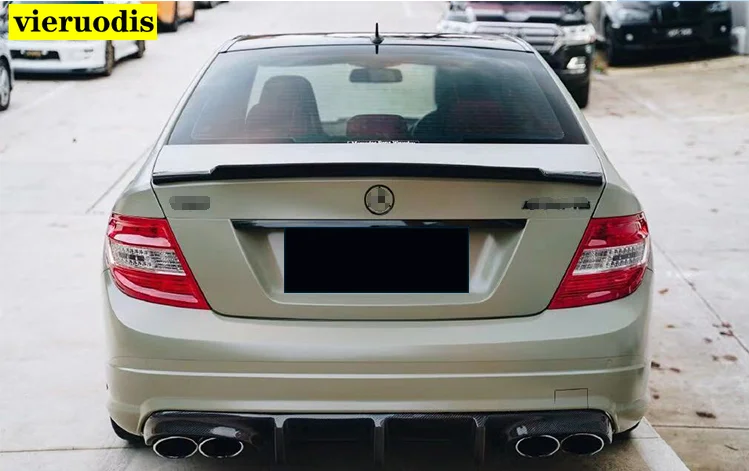 Высокое качество углеродного волокна задний спойлер багажника крыло для Mercedes Benz