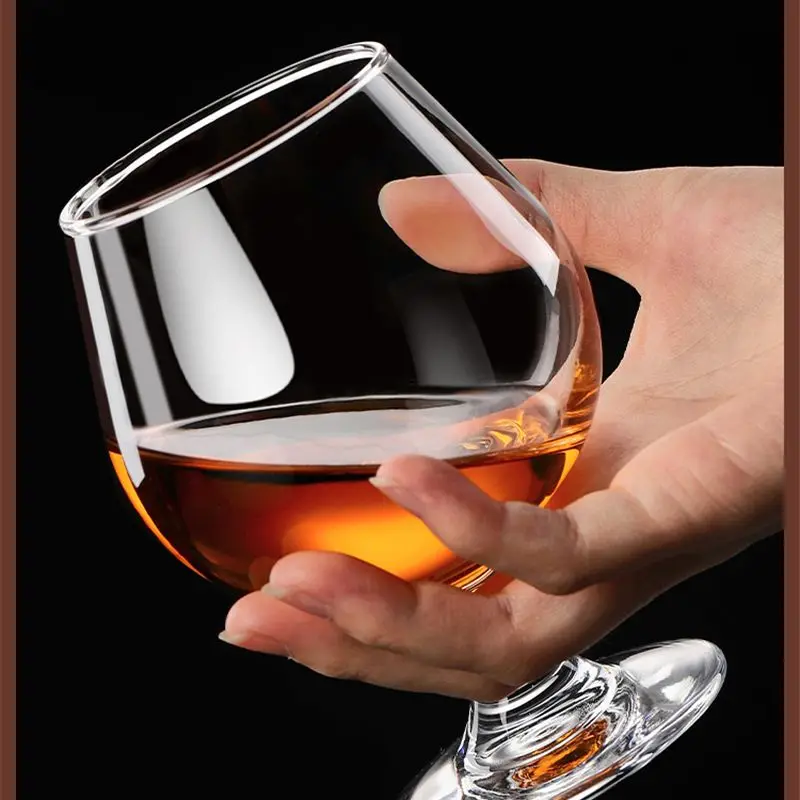 European Brandy Glass Cup Short Legs Cognac Whisky Glass Cocktail Glasses Drinking Glasses 6Pcs