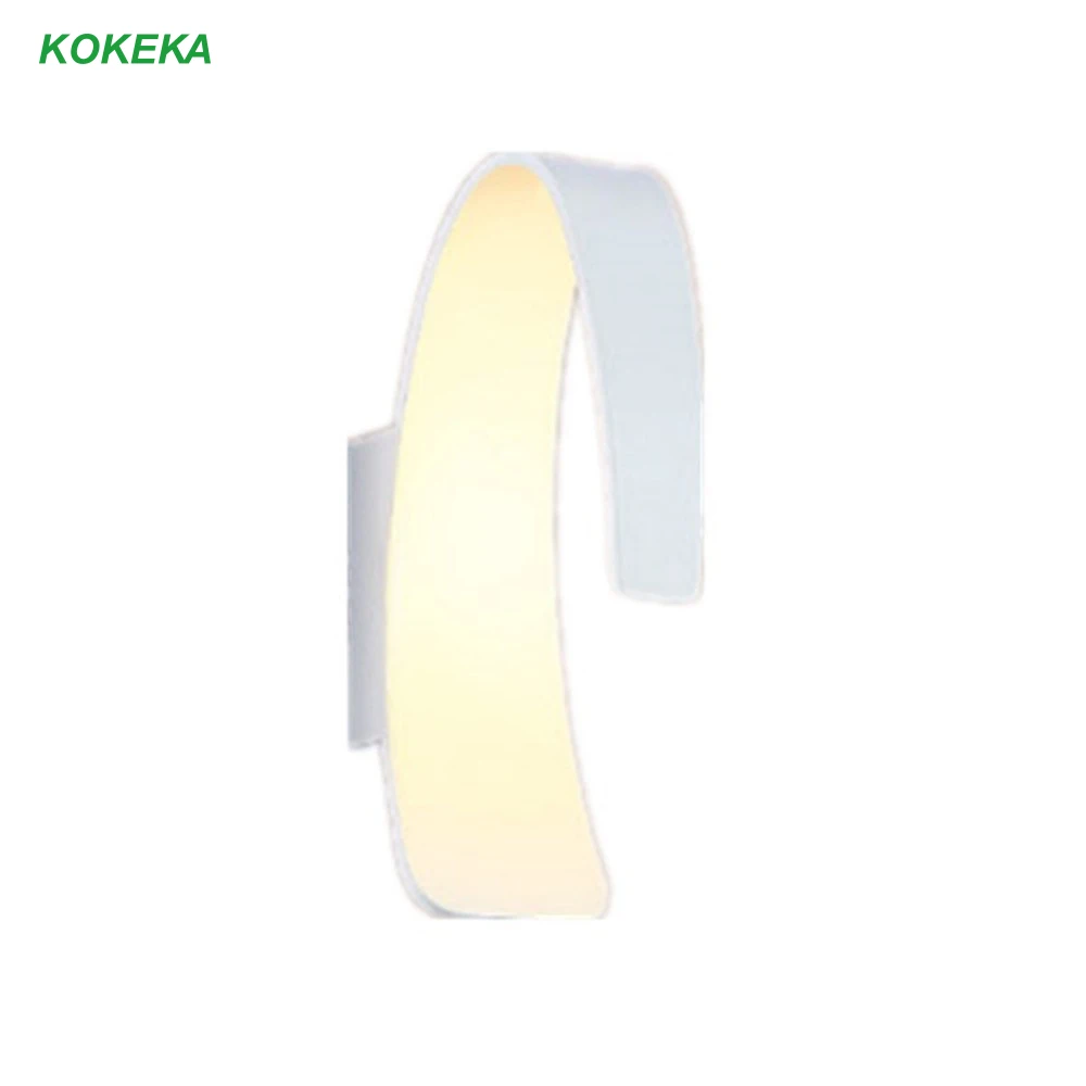

Wall Sconce Light Fixture Iron Arc Design 3W COB Light Source Bedside Lamp AC85-265 V IC Smart Drive for Living Room Decoration