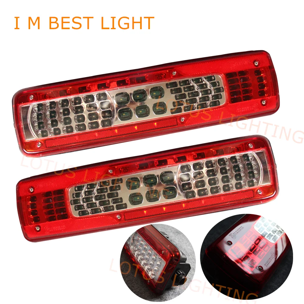 

Volvo Tail Lights Led Tail Lights Brake Stop Warning Signal Lamp for Volvo FH460 540 FH12 FH16 Heavy Truck Rear Lamps with Horn