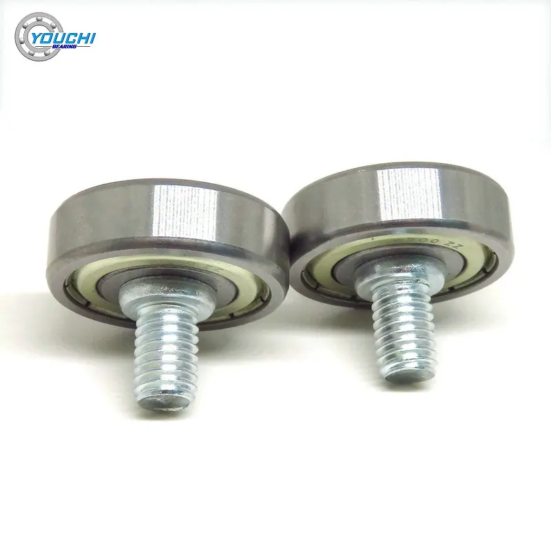 1pcs 30mm Metal Bolt Rollers With M8 Thread And 6200Z Bearing JS620030-9C2.5L12M8 Doors & Windows High Load-bearing Wheels