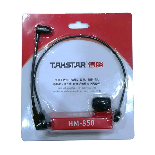 Takstar HM 850 Headworn Microphone Cardioid Vocal Pick up For Voice takstar-hm-850-headworn-microphone-cardioid-vocal-pick-up-for-voice
