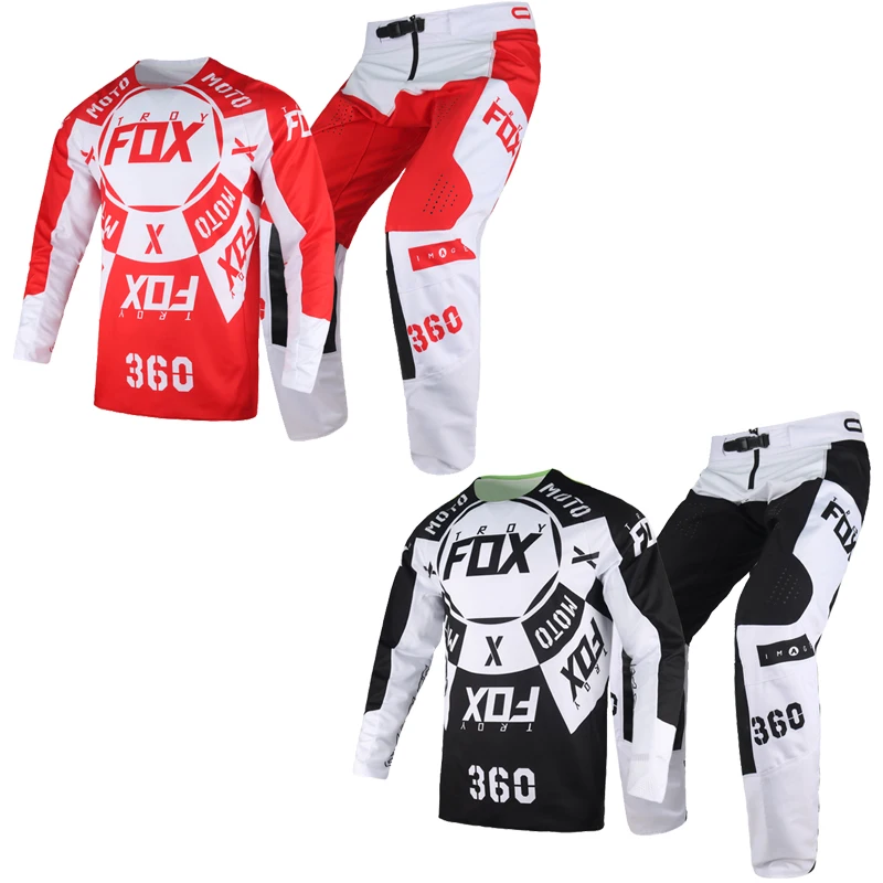 

180 360 Nobyl Relm Skew Gear Set Motocross Racing Jersey Pants Adult MX BMX Dirt Bike Kits Moto Race Offroad Cycling Suit Mens