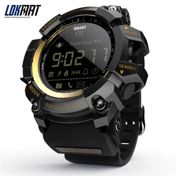 

LOKMAT MK16 Smart Watch 12-months Battery Life IP67 Waterproof Smartwatch Luminous Sports Bluetooth Smart Watch for Android/iOS