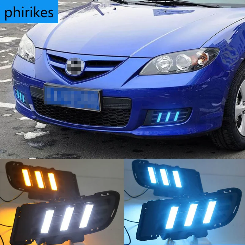

Дневные ходовые огни для Mazda 3 Mazda3 2010 2011 2012, 2 шт.