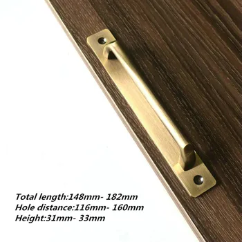 

2pcs Universal Alloy Bathroom Balcony Doors Handle Wardrobe Cabinet Door Handle furniture handles Hardware accessories