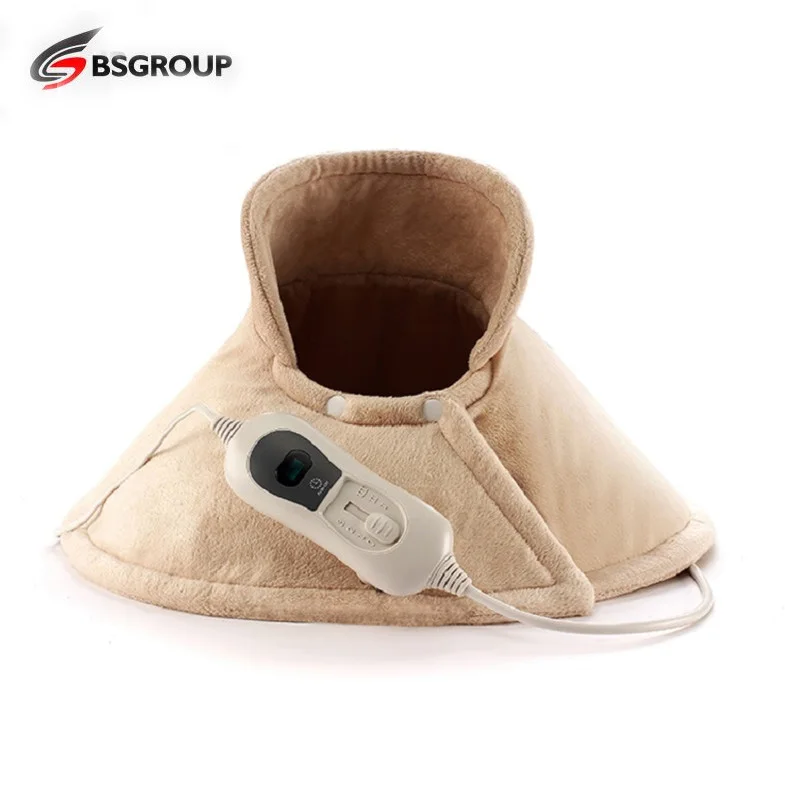 220 V-240 V 100W 60*62 см зимние Электрический шеи и плеч теплые Обёрточная бумага грелку третьей Шестерни Температура контроллер светодиодный штепсельная вилка европейского стандарта