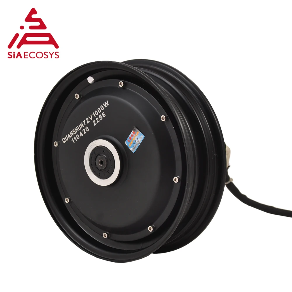 US $172.50 QS Motor 10215inch 1000W 205 40H V2 Electric Scooter BLDC Motor Single Shaft Hub Motor In Wheel Hub Motor