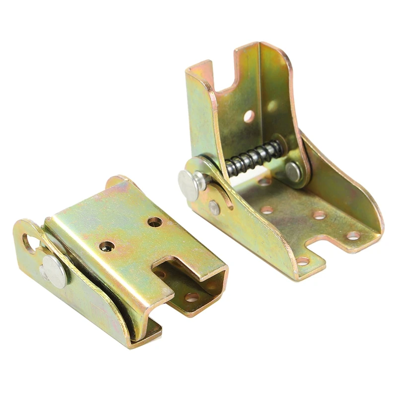 

EASY-2Pcs Self Lock Folding Feet Hinges Metal for Table Leg Bracket for Sofa Bed Furnitures