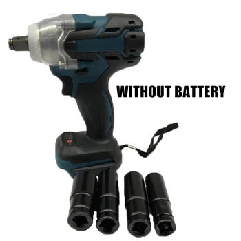 

Rechargeable Electric Impact Wrench Socket Wireless Torque For Makita DTW285Z
