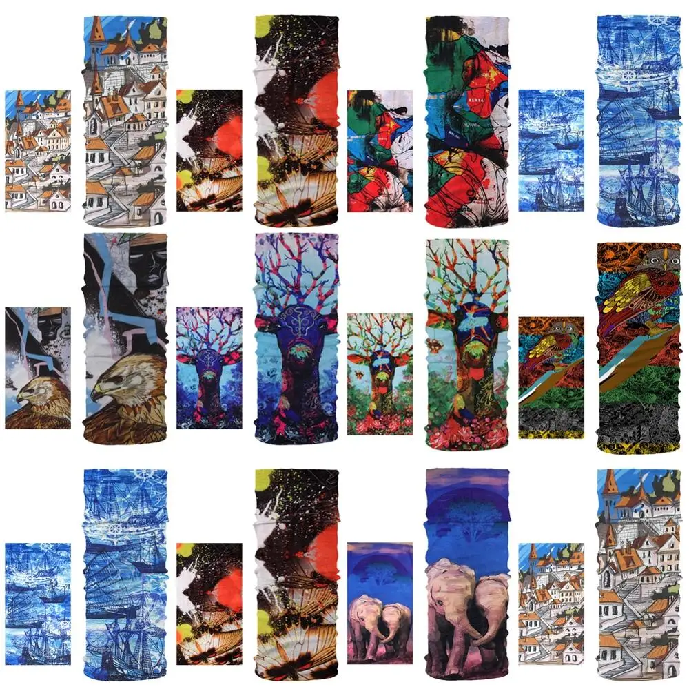 

New Dustproof Scarf Face Neck Unisex Magic Tube Scarf Scarf Breathable Scarf Multifunctional Wristband Banding Headband