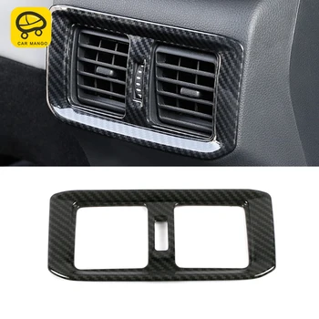 

CarManGo For Toyota Rav 4 XA50 2019 2020 Car Rear Back A/C Air Vent Cover Trim Outlet Panel Frame Sticker Interior Accessories
