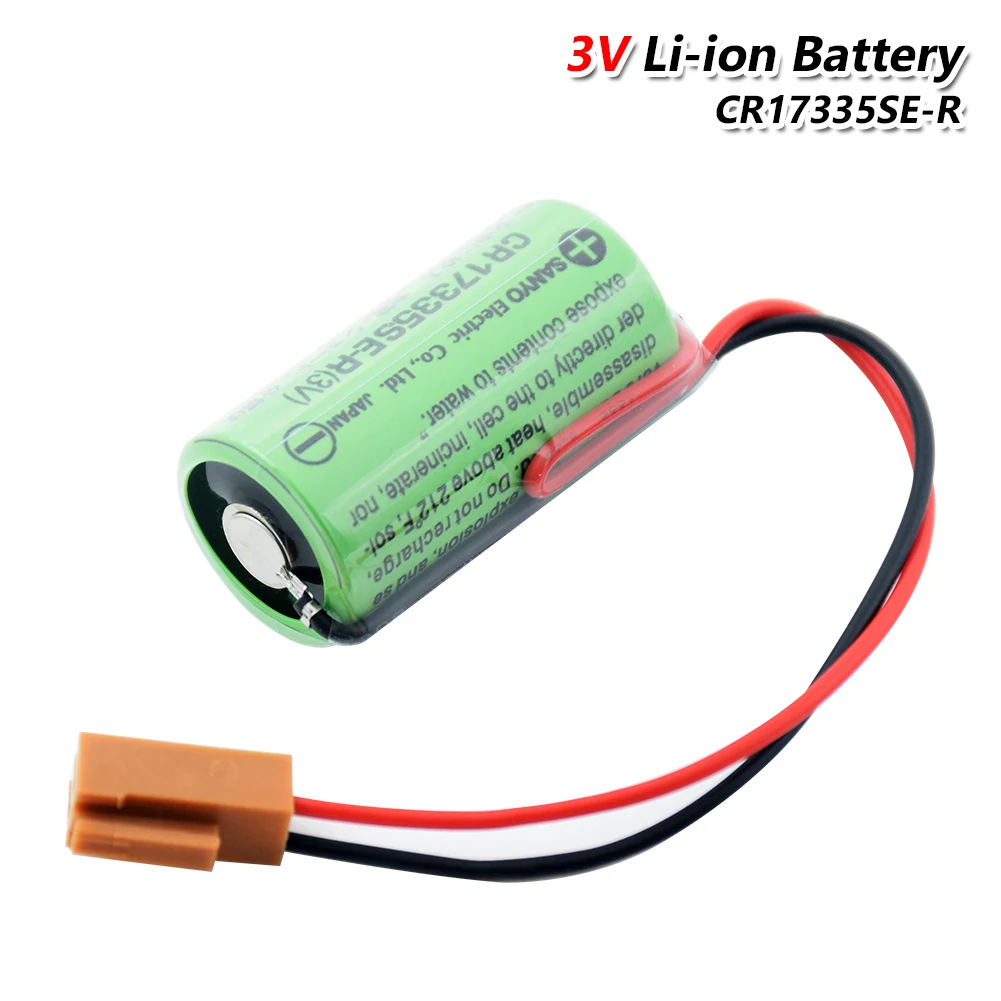 YCDC 3V CR17335SE-R PLC батарея CR2/3A система чпу 1800mAh литий-ионные резервные батареи для PLC управления высокоэнергетические батареи