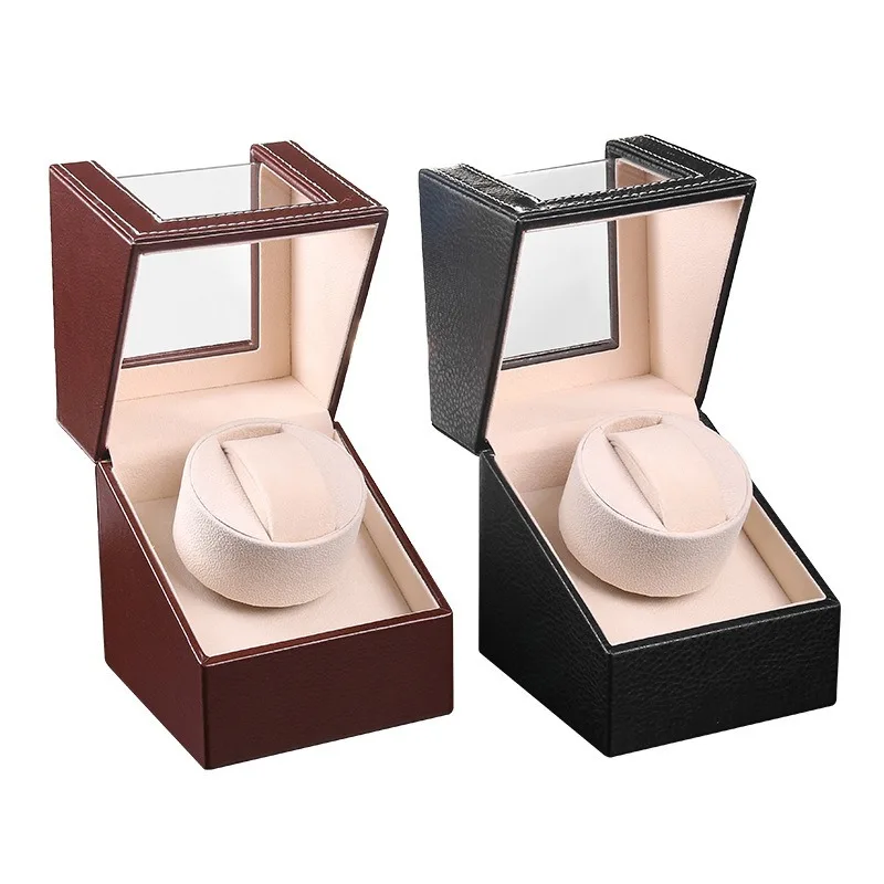 

Automatic Electric Mechanical Watch Winder Shaker Motor Rotary Storage Case Box Single Slot Watch Electric Motor Box