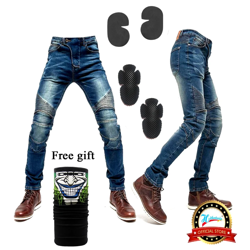 

New Womens Slim Motorcycle Jeans For Women Elastic Trousers Off-Road Motocross Riding Pants Skinny Runway Racer Pants EV02