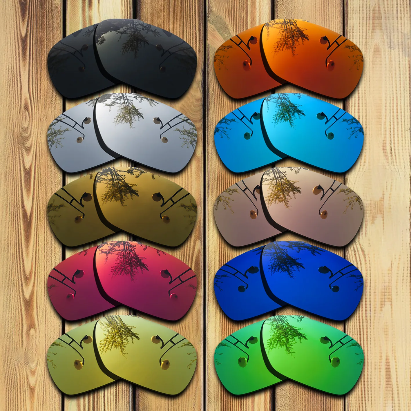 

100% Precisely Cut Polarized Replacement Lenses for Oakley Pulse Sunglass - Many Colors