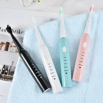

Powerful Sonic Ultrasonic Electric Toothbrush Usb Charging Rechargeable Toothbrush Washable Electronic Whitening Toothbrush