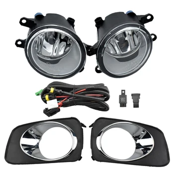 

Fog Light Assembly Fog lamps and wire for Corolla Axio Fielder 2007 12V H11 and ABS Plastic Frame cover Car Accessories Kit