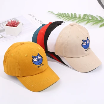 

2020 Baby Boy Girl Hats New Cartoon Dinosaur Baby Embroidery Cotton Baseball Caps kids Boy Girl Hip Hop Hat