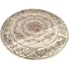 European Embroidered Nordic Round Tea Table Area Carpet For Living Room Yoga Rugs Study Room Computer Table Mattress Mat Tapis 4