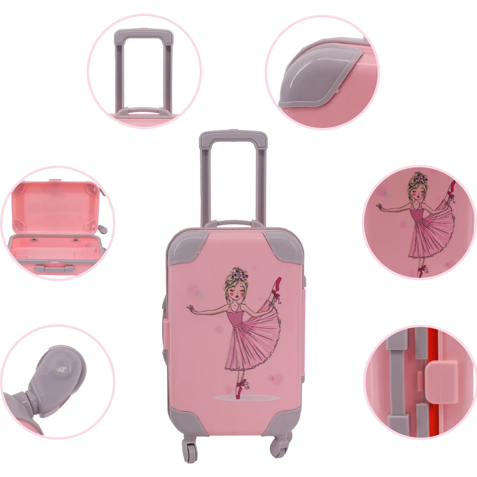 Doll Luggage For Babi 30 CM Doll Clothes 18 Inch Girl Born Baby 43 Cm Nenuco Our Generation Paola Reina Nancy doll accessories doll clothes plush doll accessories