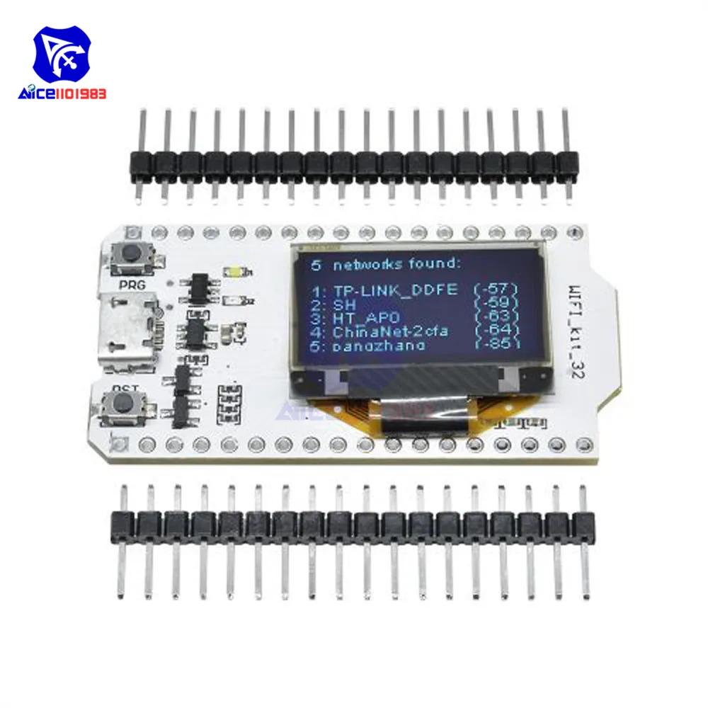 Diymore ESP32 wifi комплект CP2012 макетная плата с 0,9" oled-дисплеем wifi комплект 32 для Arduino NodeMcu с контактом