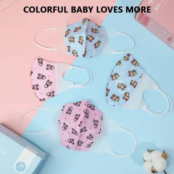 

30PC Disposable 3-Ply Maske for Children Anti-Dust Face Cover With Elastic Earloop Kids Breathable Maska mascarilla masque маска