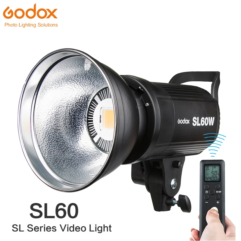 Godox SL60W SL-60W LED Video Light (Daylight-Balanced) for Photography  Studio Accessories  Tiktok Live - AliExpress