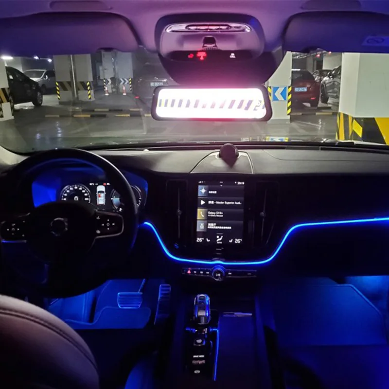 

for Toyota RAV4(_SA4_)2013-2018 2.0L CVT 2.5 led sound control app auto ambient atmosphere light car Interior Decorative lights