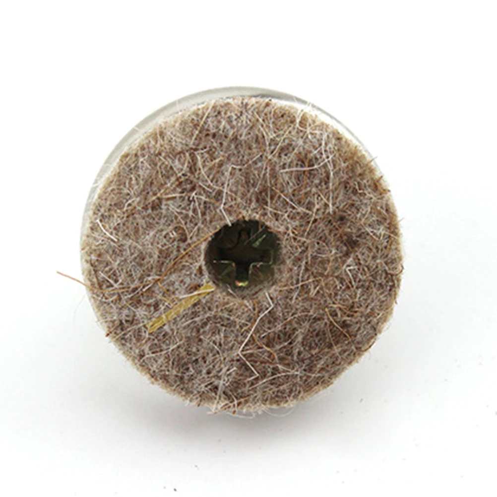 1Pc Heavy Felt Feet Pad Skid Glide Furniture Chair Table Leg DIY Nail Protector For Home 22/24/28mm