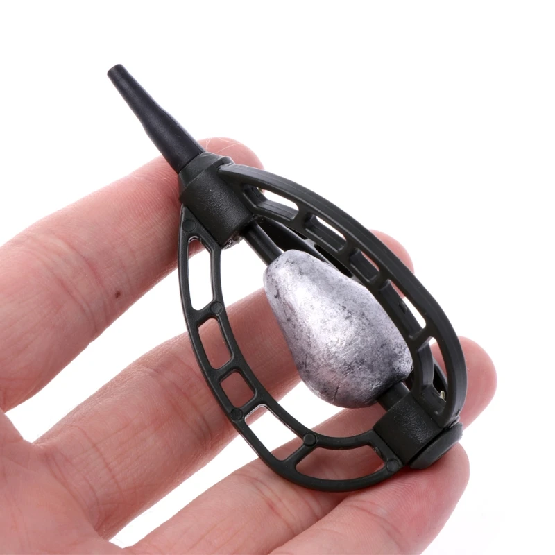 

Fishing Feeder In-line Method Lure Cage Bait Trap Lead Sinker 30g 40g 45g 60g