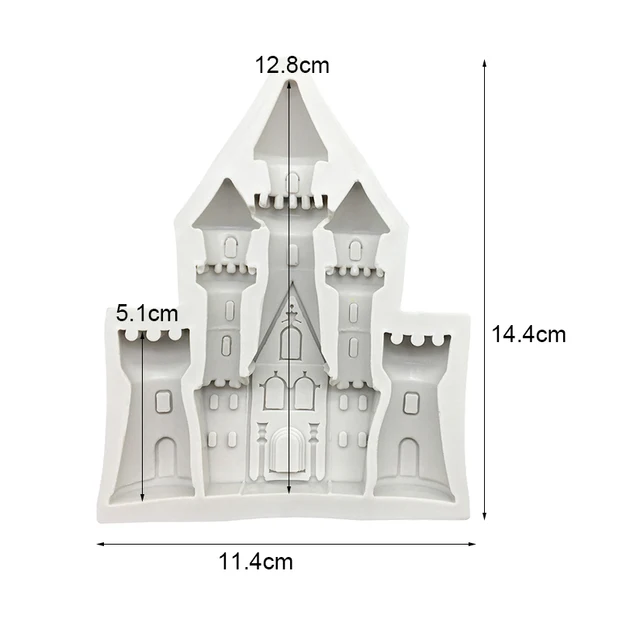 Kastély Szilikon Torta Penész Cukorcraft Cupcake Sütő Fondant Díszítő Szerszámok - Image 6