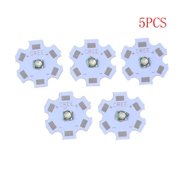 

5pcs/lot High Power Cree LED Green Light Emitter Diode Chip With 16/20mm