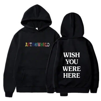 

Man Woman Pullover Sweatshirt TRAVIS SCOTT ASTROWORLD WISH YOU WERE HERE HOODIES fashion letter ASTROWORLD HOODIE Streetwear