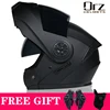 Latest DOT Approved Safety Modular Flip Motorcycle Helmet Voyage Racing Dual Lens Helmet Interior Visor 1