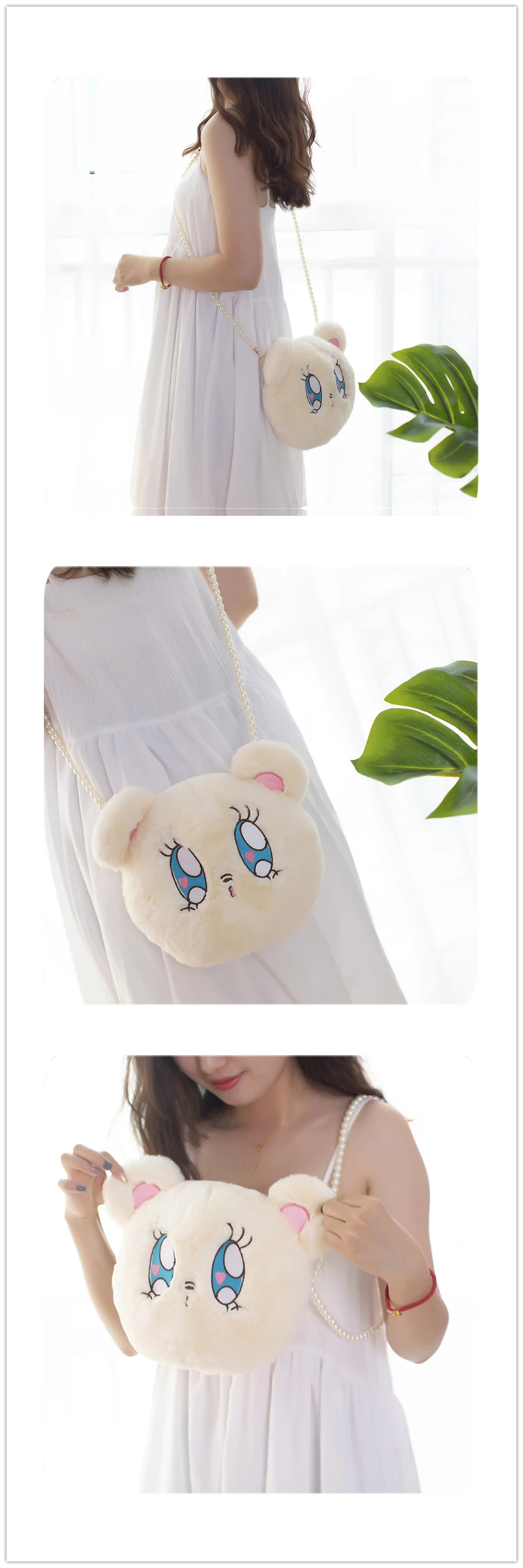 21*25 см милый плюшевый мишка рюкзак Kawaii Медведь кошелек мягкая игрушка медведь детская сумка через плечо рождественские подарки детская игрушка