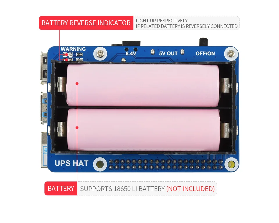 5v potência de saída para raspberry pi 4 modelo b 3b + 3b