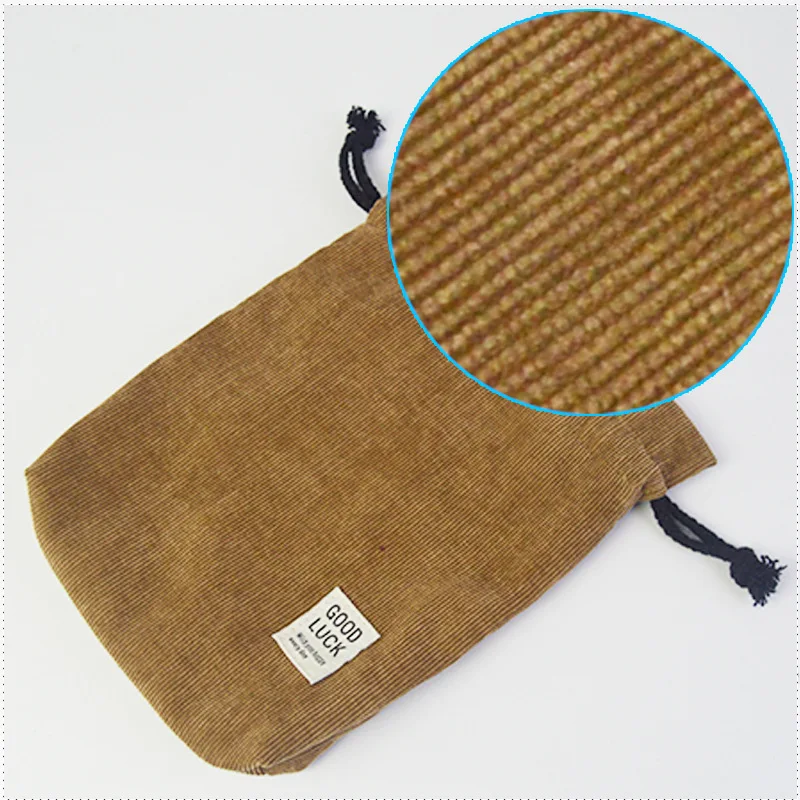 Storage and Finishing Bag Large Capacity Double Thickening Drawstring Cotton Cloth Beam Mouth Pocket Organizer Hanging Bag