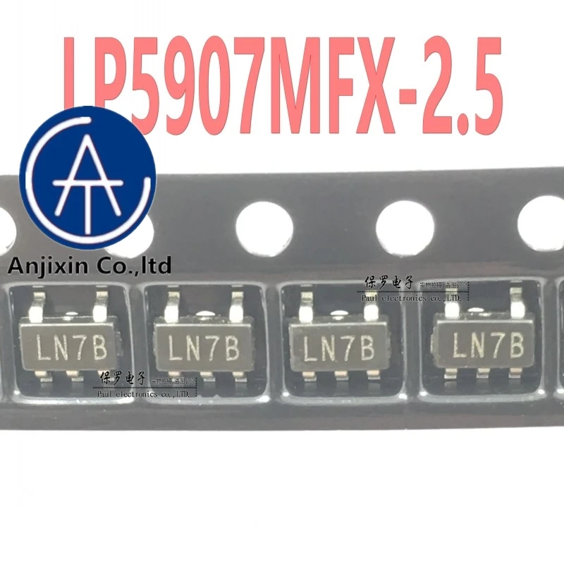 

10pcs 100% orginal and new linear regulator LP5907MFX-2.5 silk screen LN7B SOT23-5 patch new stock real stock